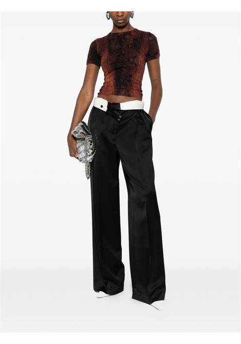 python tee woman black and brown JEAN PAUL GAULTIER | 26/01-W-TO411-M012P6000